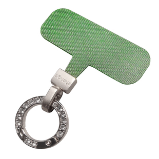 水钻圆扣手机挂绳垫片金属旋转头薄夹片不顶壳不影响充电手机链串环挂钩扣圆圈连接贴压片固化布挂件通用新品