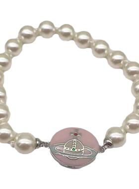 黄铜女网红项链手链耳钉套装网红