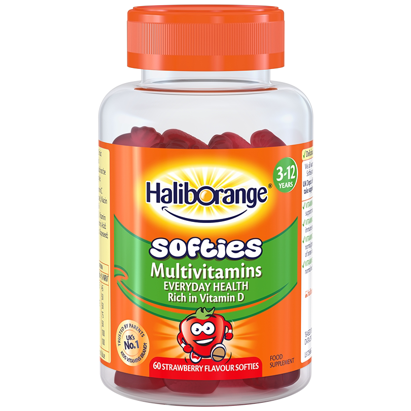 Haliborange儿童复合维生素C果味软糖7种维生素不挑食部分临期