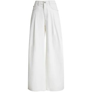 SEASON HIGH秋季宽松版型拉链门襟双侧插袋牛仔裤女装