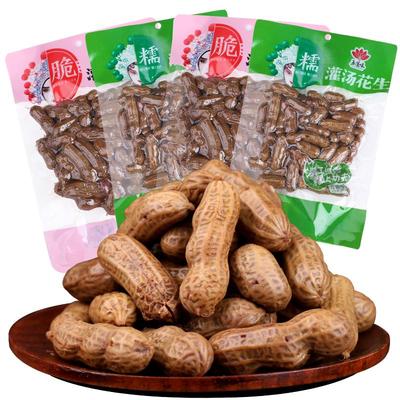 湖南特产卤水花生带壳五道味灌汤花生238g坚果炒货开袋即食小零食