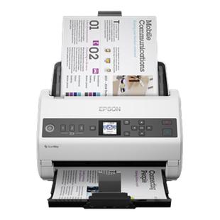 EPSON爱普生DS-730N/DS-770II/DS775II彩色网络扫描仪高清自动双面连续批量进纸a4图片案每分钟40张+内置网卡