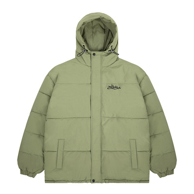 TRIBAL嘻哈涂鸦加厚连帽棉服