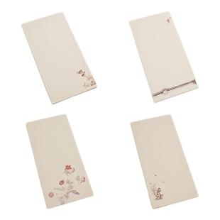 六品堂蜡染微喷作品纸小楷毛笔书法专用纸古风一笔笺练习纸半生半熟毛笔字软笔创作用纸空白笺纸书法小纸条