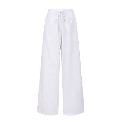 长裤宽松简约中低腰直筒通勤双层