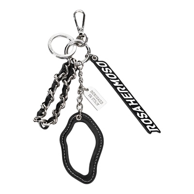 ROSA HERMOSO/珞赫「异形镜子」挂件包挂时尚链条钥匙扣