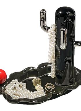 创意仙人掌钥匙收纳摆件