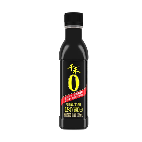 【U先试用】千禾180天酿造酱油小瓶106ml*1瓶旗舰店正品AP