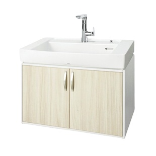 TOTO浴室柜陶瓷一体盆LBEA060/80/90/100cm洗手洗脸小户型(06-D)