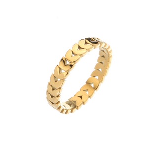 ins冷淡风格简约金色夸张麦穗戒指女小众轻奢日式指环食指不掉色