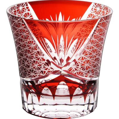 【进口水晶】江户切子威士忌杯