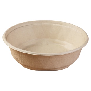 钻石碗一次性餐盒纸浆加厚碗可降解芋泥冰沙碗食品级泡面碗刨冰碗