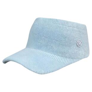 时尚针织空顶帽子女秋冬保暖无顶毛线帽护额护耳鸭舌帽可扎高马尾