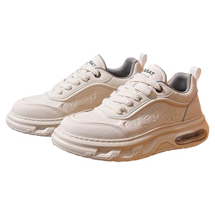 星期六小白鞋男款2025秋冬季休闲鞋子男士气垫运动鞋厚底增高男鞋