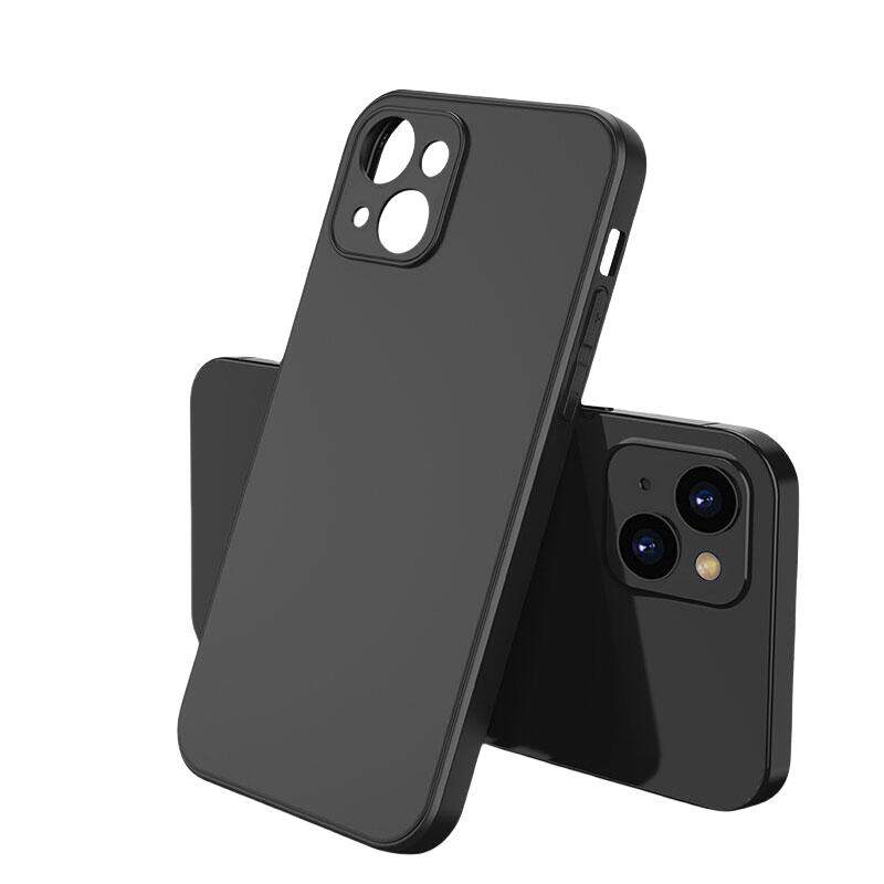 苹果13手机壳iphone13Pro磨砂13Promax软壳14黑色12硅胶11纯色X简约Xs/15/16pm/Pro全