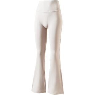 jockey女士瑜伽裤喇叭裤高腰运动健身跑步时尚可外穿显瘦裸感长裤