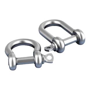 国标304不锈钢卸钩D型卸扣钢丝绳锁链条连接扣U形钢扣马蹄形卸扣