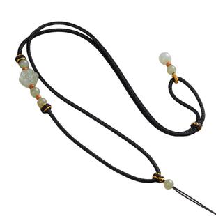 手工编织吊坠挂绳高端平安扣专用和田玉玉坠玉佛挂脖挂件项链绳女