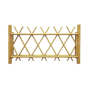 不锈钢仿竹篱笆新农村菜园护栏锌钢铝合金仿竹节管栅栏庭院围栏厚