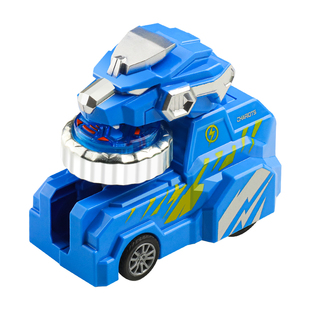 恐龙陀螺玩具战车旋转汽车发射器双人战斗对战盘车儿童3岁6男孩