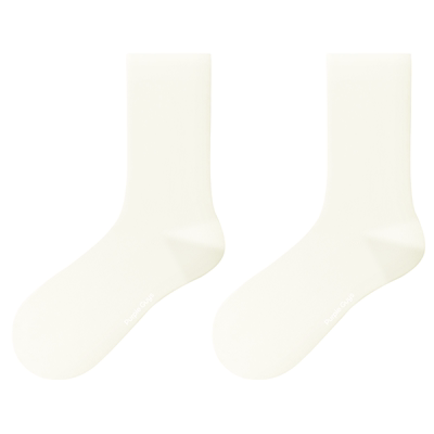 100%棉抗起球中筒袜子女款春秋季