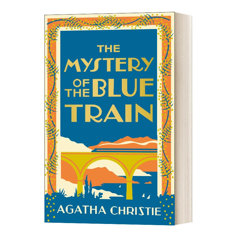 英文原版小说 The Mystery Of The Blue Train 阿加莎·克里斯蒂 蓝色列车之谜 新封面精装版 大侦探波罗Poirot 英文版进口英语书