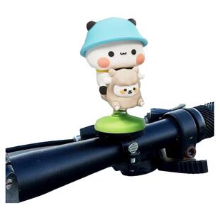 可爱一二布布车载摆件摇摇乐电动车装饰小配件摩托车自行车玩偶女