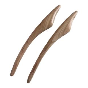 日式原版桧木体雕面雕棒瘦脸部美塑形雕塑棒刮痧点穴按摩擀筋美容