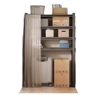 下空式置物架洗衣机上方架子行李箱收纳架客厅阳台储物高脚架货架