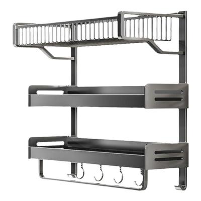 太空铝洗手间壁挂式厕所浴巾架