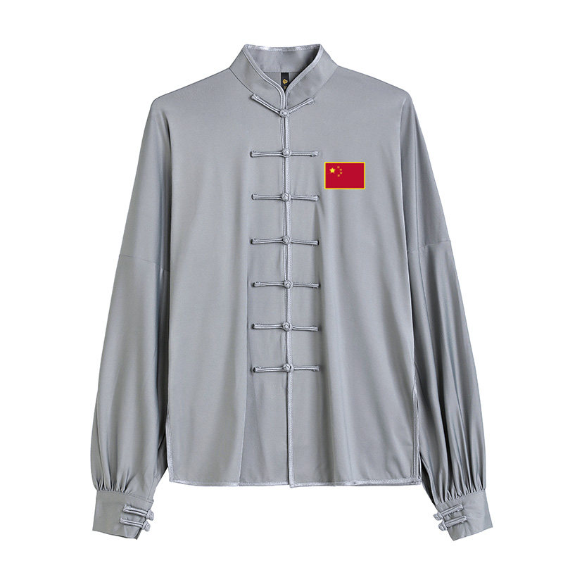 牛奶丝太极服男女新款太极服装八段锦太极拳服健身练功服禅意瑜伽