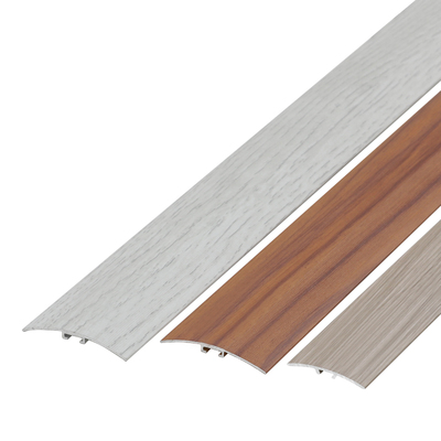 高低扣地板压边条木纹色门槛接缝