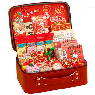 新年咕卡套装手账贴纸礼盒奶油胶过年大礼包女生手工diy拼豆玩具春节儿童玩具古卡女孩手帐贴纸过年礼物