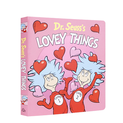 英文原版绘本 Dr. Seuss's Lovey Things 苏斯博士宝贝的东西 儿童英语启蒙早教纸板书撕不烂低幼适龄版图画书帽子里的猫主角正版