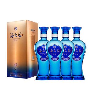洋河海之蓝52度480ml*4支装白酒