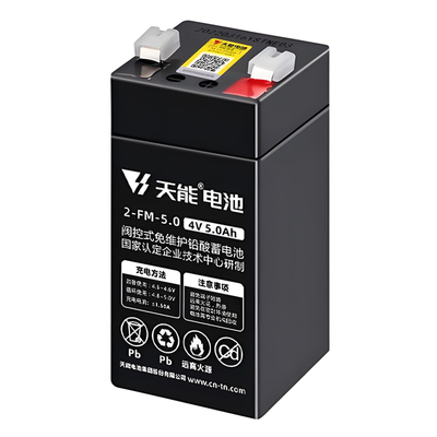 天能电子秤电池4V6伏通用蓄电池