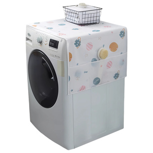 冰箱防尘罩微波炉顶盖布收纳挂袋单开门双开门防油式置物袋家用