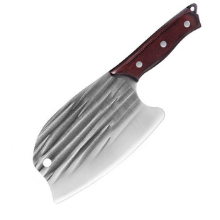 阳江库存菜刀地摊混批木柄斩切刀圆头刀家用菜刀斩切两用刀切肉片