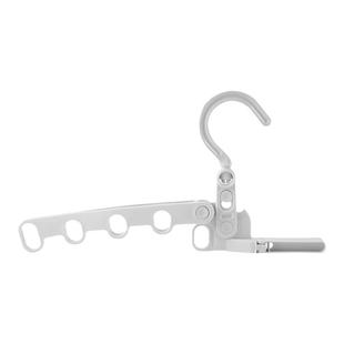 五孔折叠衣架旅行便携式宿舍挂衣服酒店出差旅游室内晾衣挂钩神器