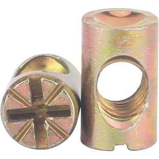 锤子螺母螺帽锤头家具螺丝连接件配件一字十字M6M8*11x12x15x17mm
