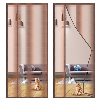 加密全磁块金刚网防蚊门帘侧开款