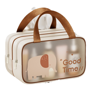 百草园旅行洗漱收纳包便携式化妆包女2025新款洗漱包化妆品收纳包