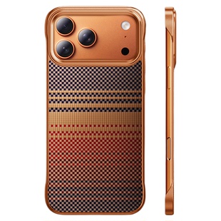 凯夫拉手机壳韩淼适用苹果17promax新款iPhone16Pro保护套Air超薄半包保护套碳钎维凯芙拉防摔磁吸芳纶编织壳