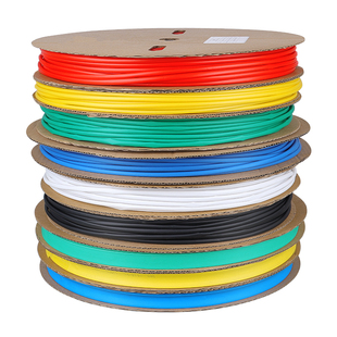 热缩管绝缘套管电工电线电缆保护套数据线修复收缩管软管黑色整卷