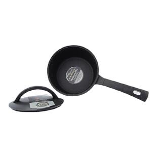 微瑕疵乐扣乐扣高端TWO HAND重力铸造小汤锅奶锅面锅炒锅24cm