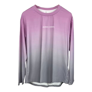 儿童长袖T恤2025秋装新款女童羽毛球训练服户外防晒速干运动上衣