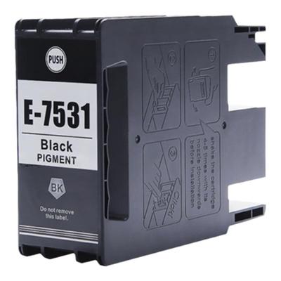 753墨盒适用爱普生T7531黑色墨盒T7534黄色 WF-8093 8593 6093 6593 WORKFORCE WF-6093打印机商喷彩色墨盒