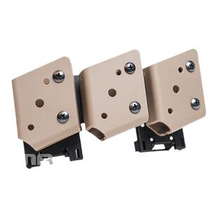 FMA IPSC竞技快拔 开式三联旦夹快拨套 9MM腰带战术挂载器 TB1331