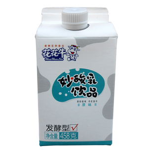 河南特产花花牛酸奶妙酸乳益生菌含乳饮料458g整箱发酵乳牛奶酒店