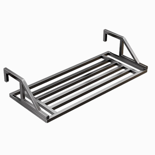 阳台晒鞋架窗户晾衣神器晾衣架置物架防盗窗户护栏窗外晾晒杆窗台